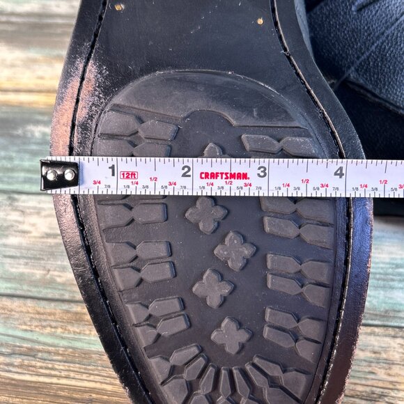 Frye Otis Penny Loafer Mens Sz 10.5D Black Antique Full Grain Leather Apron Toe - Picture 9 of 12